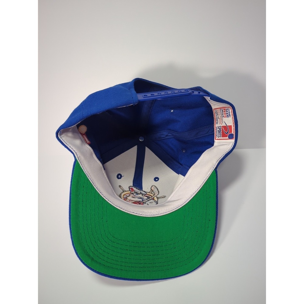Vintage Peoria Rivermen Sports Specialties Snapback Hat Wool Blue - Picture 7 of 9
